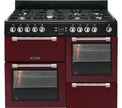 LEISURE Cookmaster CK110F232R Dual Fuel Range Cooker - Red & Chrome LEISURE Cookmaster CK110F232R Dual Fuel Range Cooker - Red & Chrome